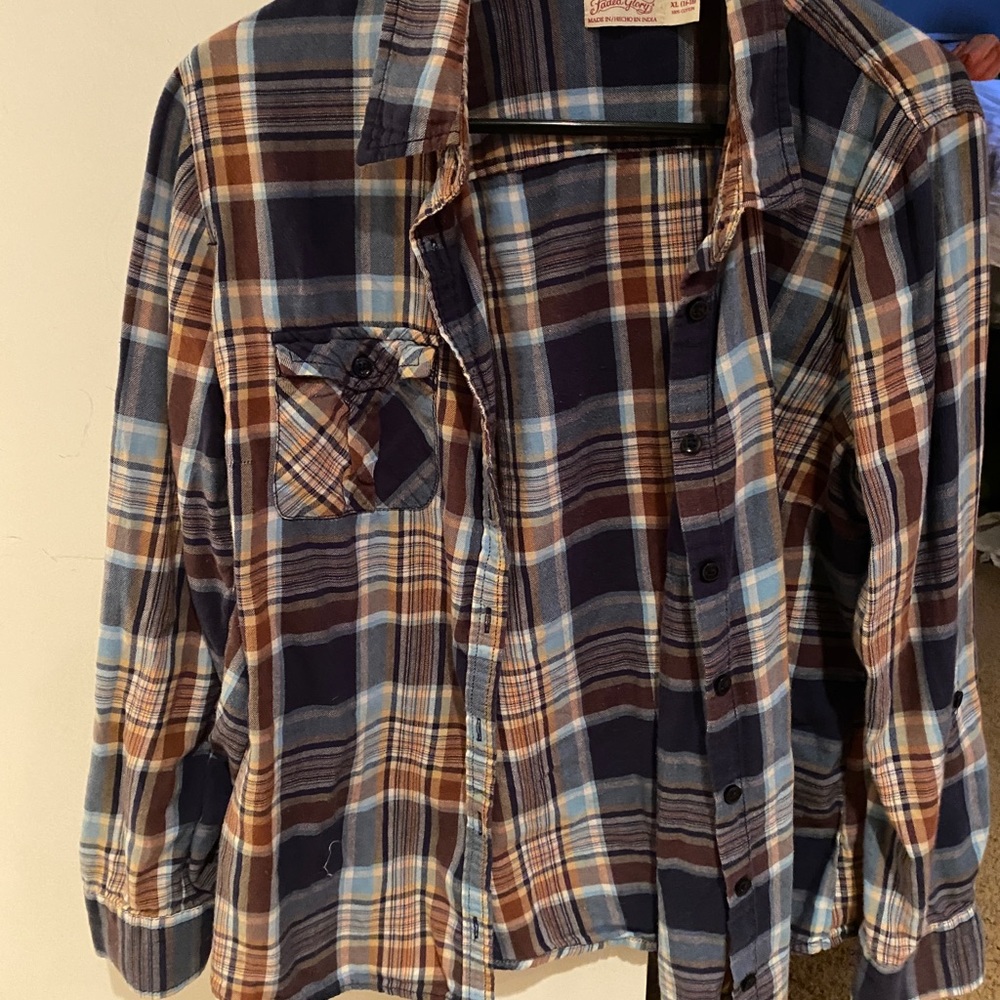 Multicolored flannel